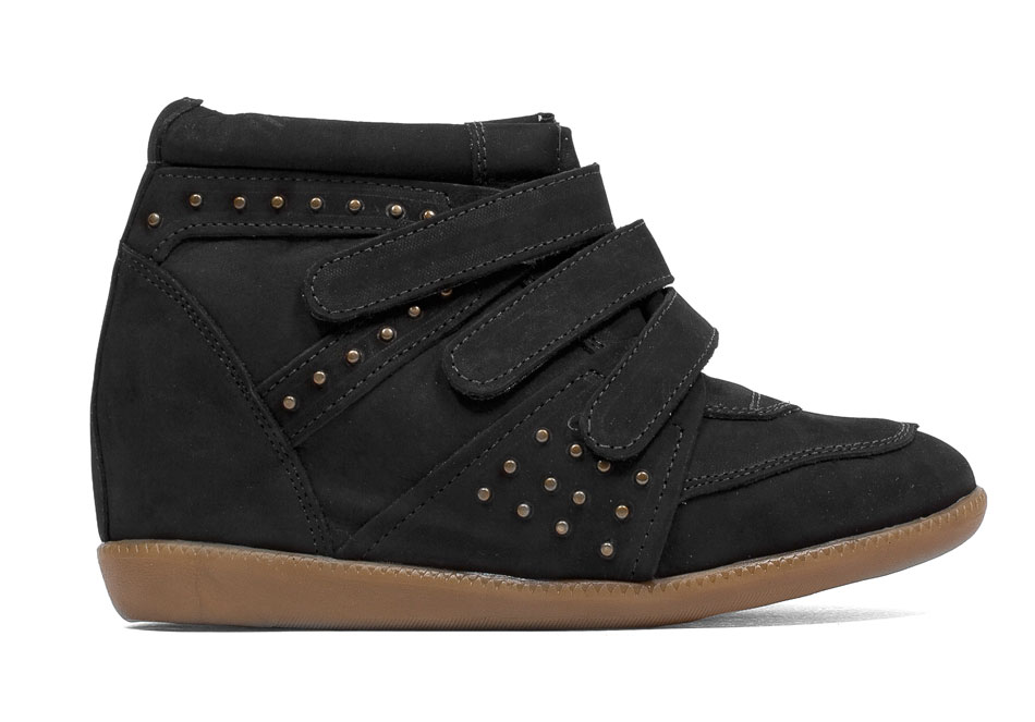 Sneakers em nobuck preto - milano.com.br